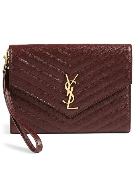 ysl monogram wristlet